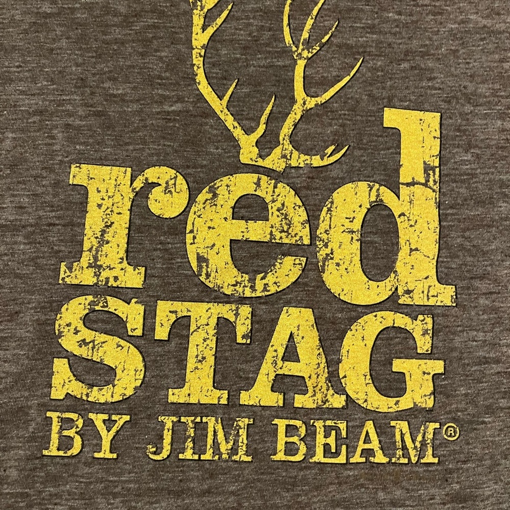 Red Stag by Jim Beam Brown T-Shirt